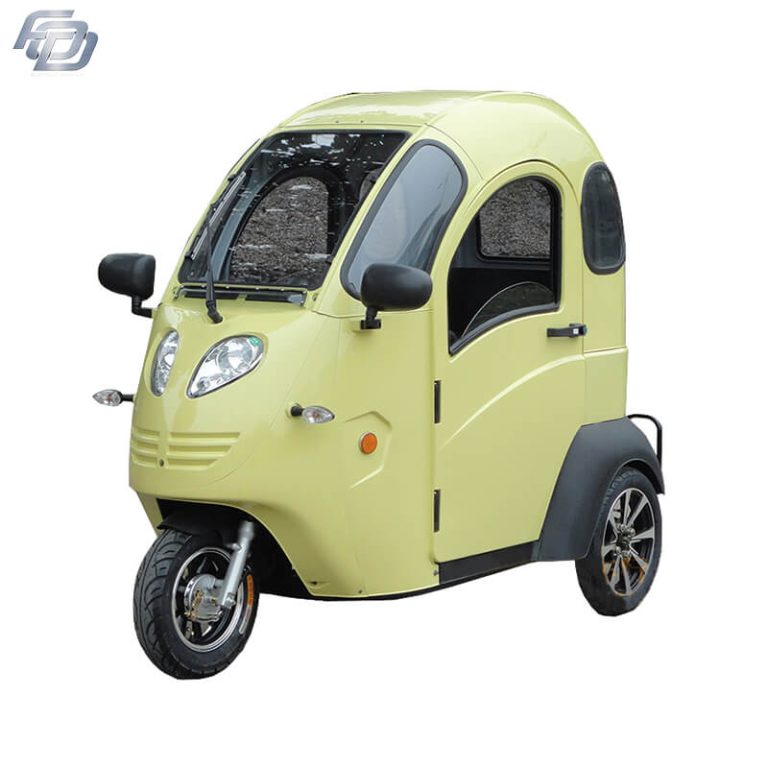Wholesale closed cabin mini trike electric tricycles for adults