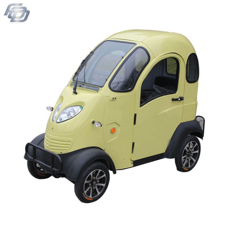 Mini enclosed 60V 800W electric 4 wheel car with EEC certification