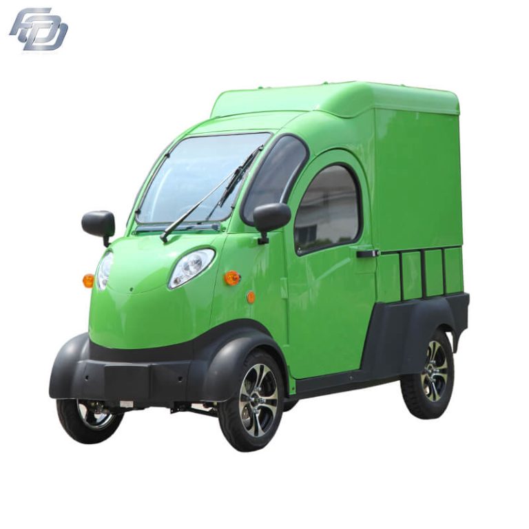 2500W Brushless Motor 4 Wheel electric cargo vehicle with EEC certificate