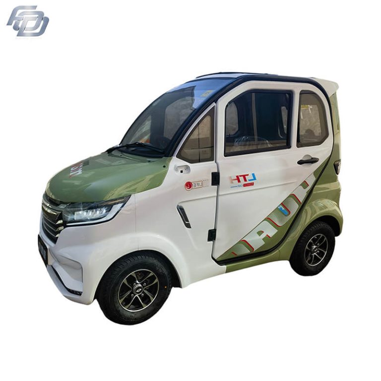 Electric vehicle manufacturer 4 wheel mini car closed cabin electric mobility scooter