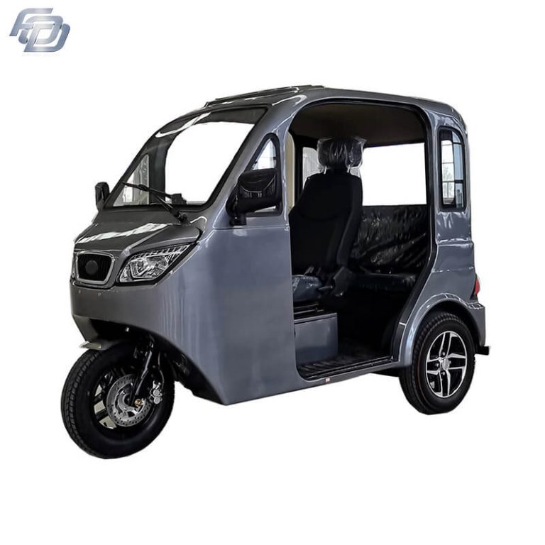 Semi-enclosed Adult Electric Tricycles All-hand-Control eTrike for Lower Extremity Disabilities