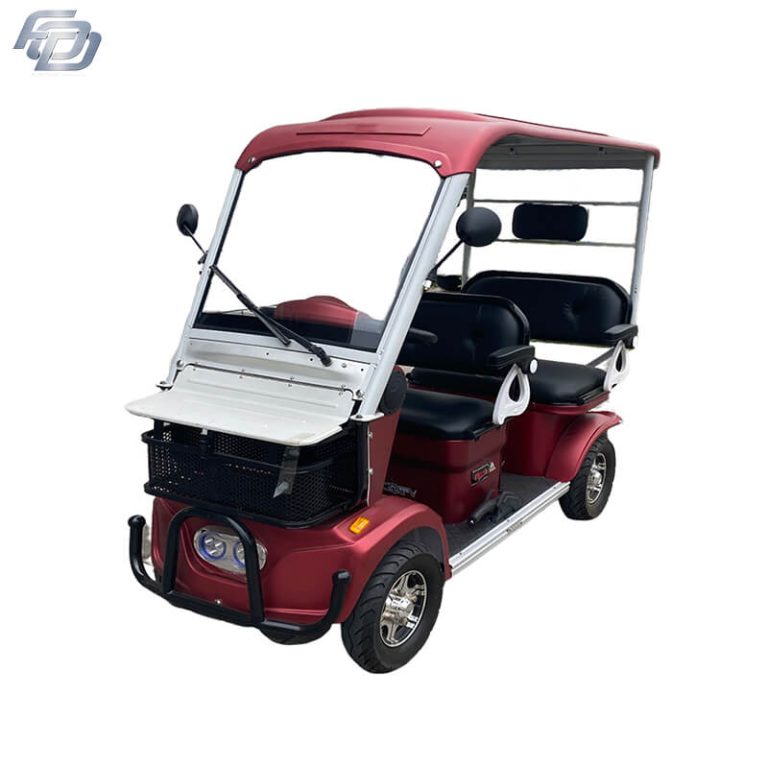 1200W 3 Seats Electric Shuttle Tourist mini Sightseeing Bus Golf Carts buggies